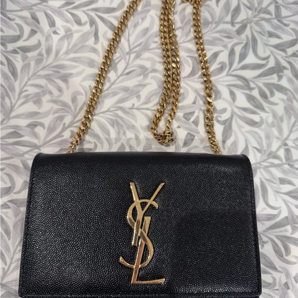 YSL black bag with gold chain - Picture 6 of 9